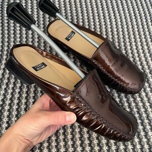 Stuart Weitzman slip on brown mule women’s shoe size 7